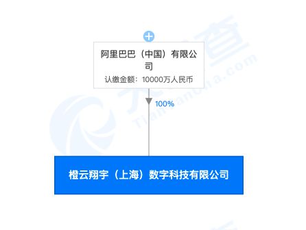 阿里在上海成立數字科技公司 注冊資本1億元深耕技術服務